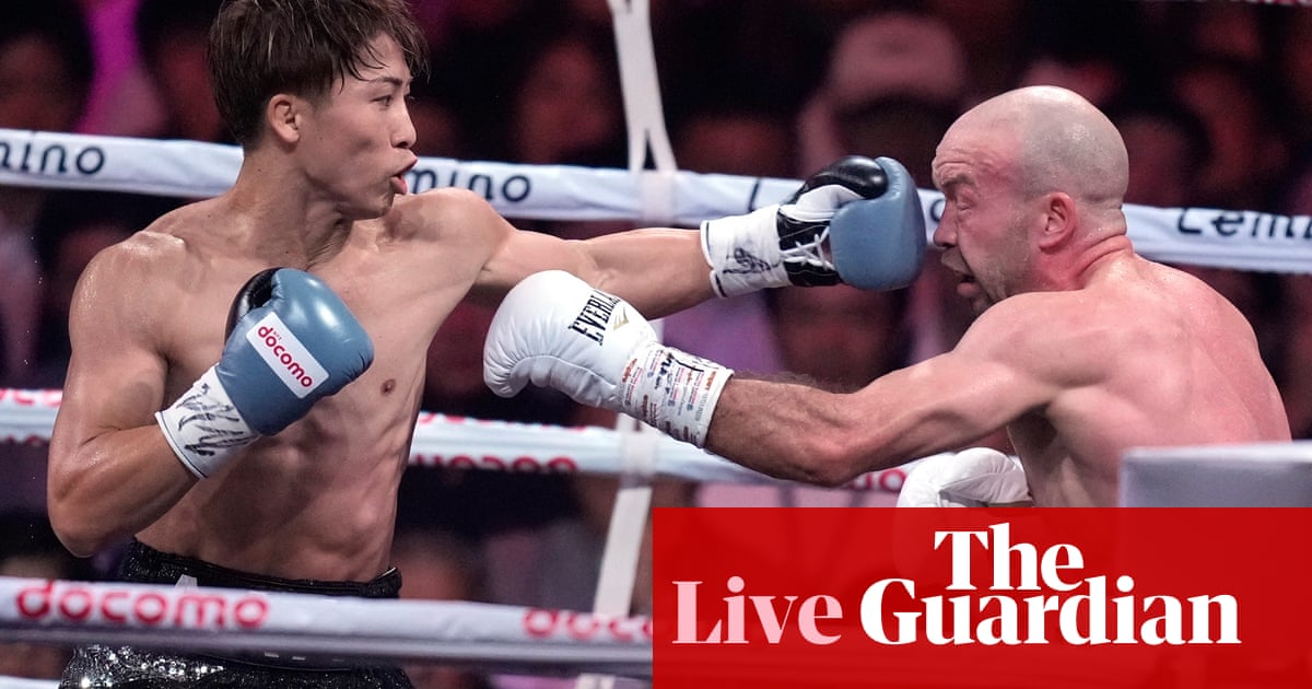 Naoya Inoue v TJ Doheny: undisputed super bantamweight championship – live | Boxing