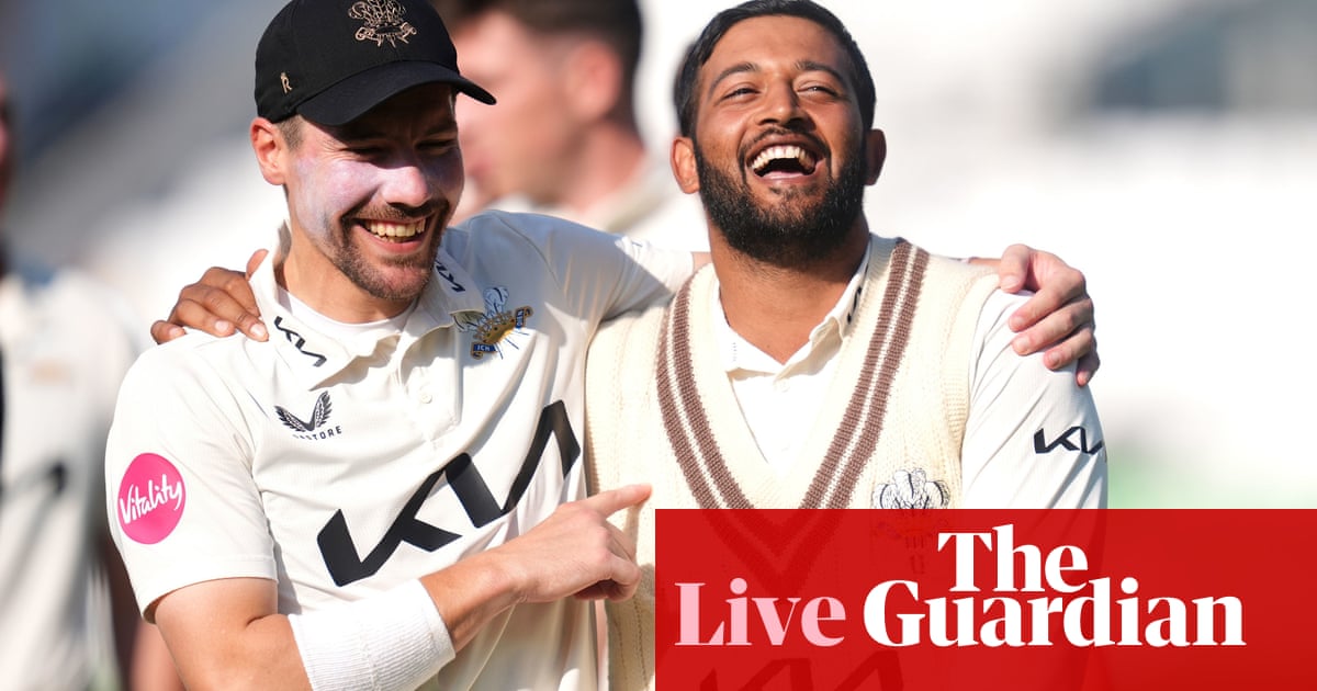 Surrey thrash Durham to close on title, Lancashire v Somerset: county cricket – live | County Championship