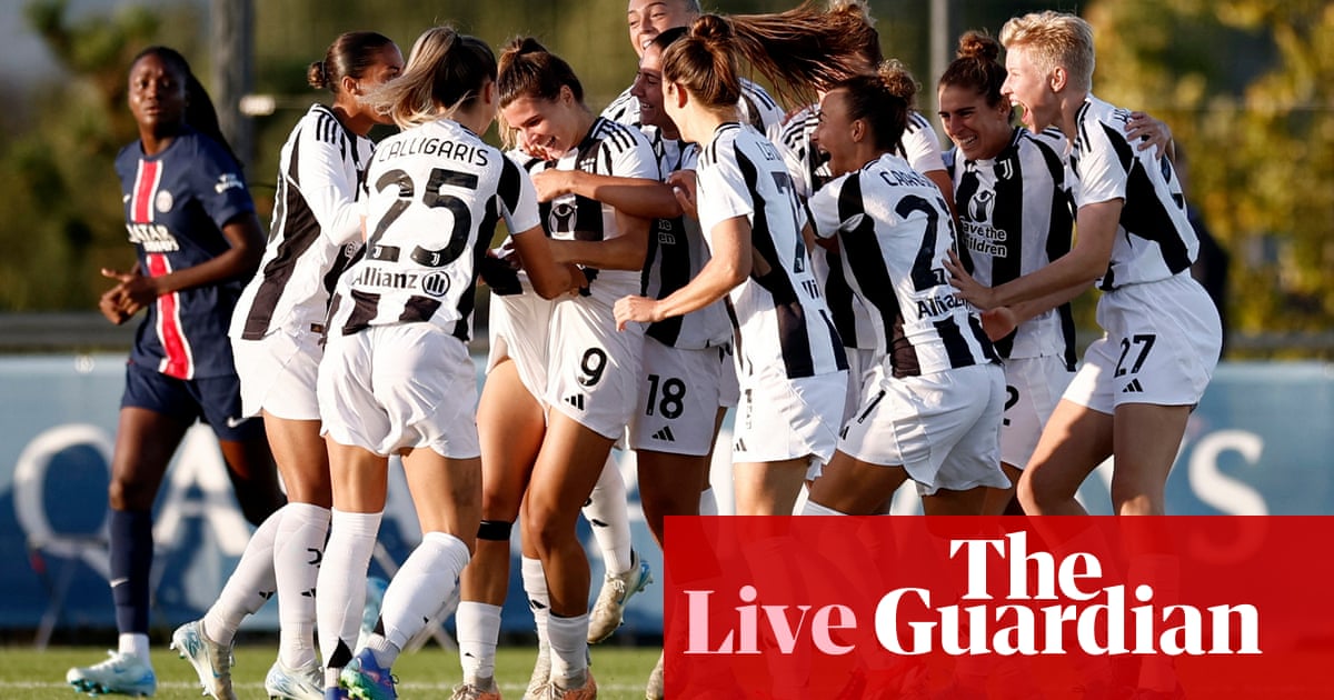 PSG v Juventus, Malmö v Rangers and more: Women’s Champions League qualifiers and Europa League – live | Women's Champions League