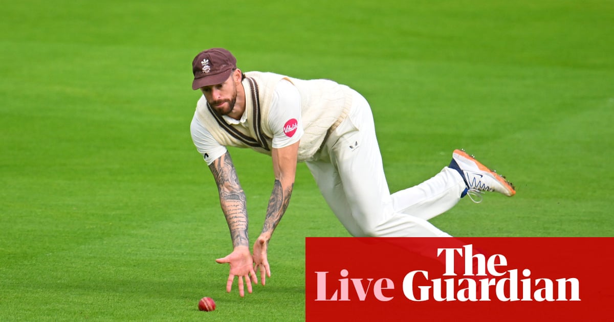 County cricket day two: Somerset v Surrey, Hampshire v Kent, and more – live | County Championship