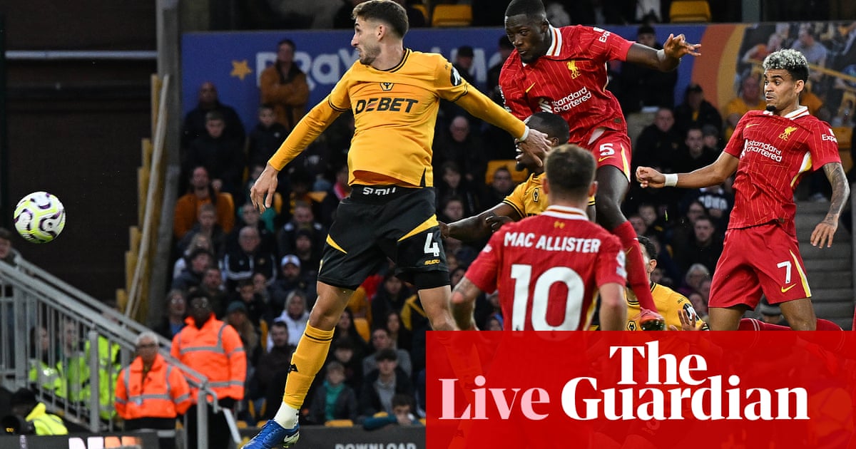 Wolves v Liverpool: Premier League – live | Premier League