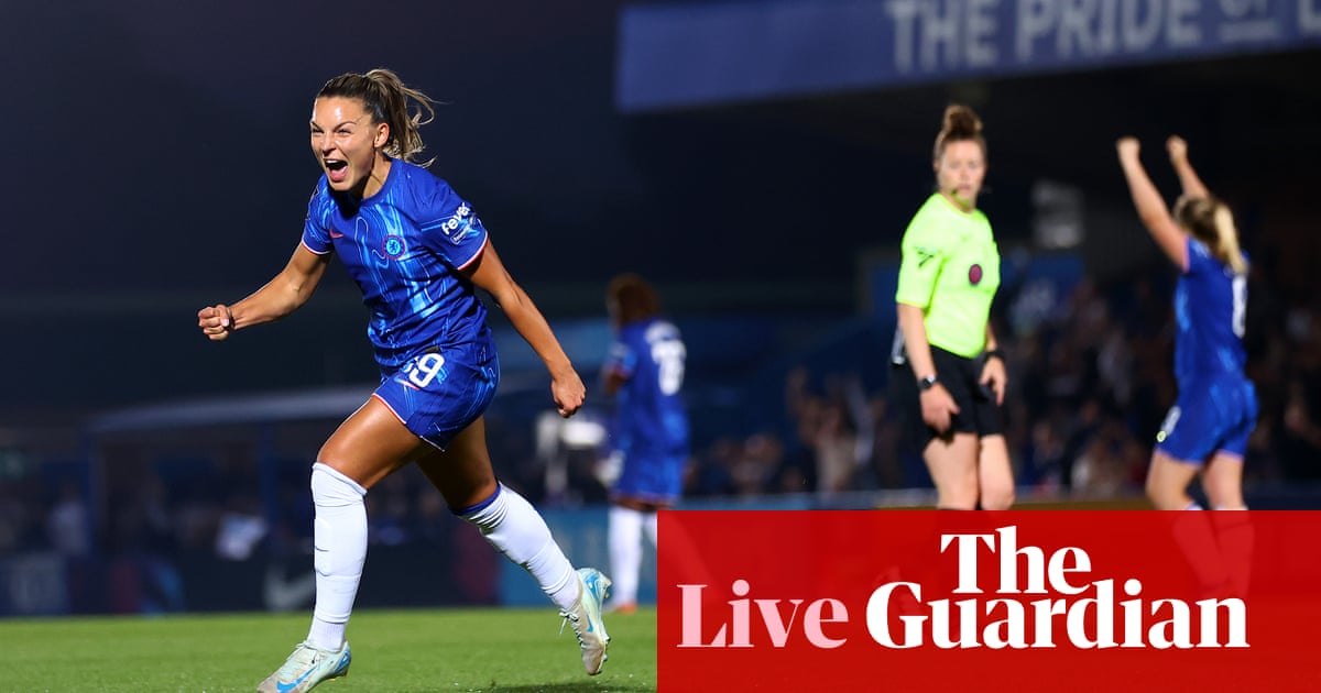 Chelsea 1-0 Aston Villa: Women’s Super League – as it happened | Women’s Super League