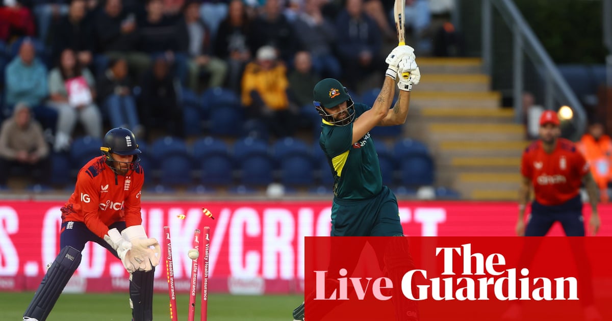 England v Australia: second men’s T20 cricket international – live | England cricket team