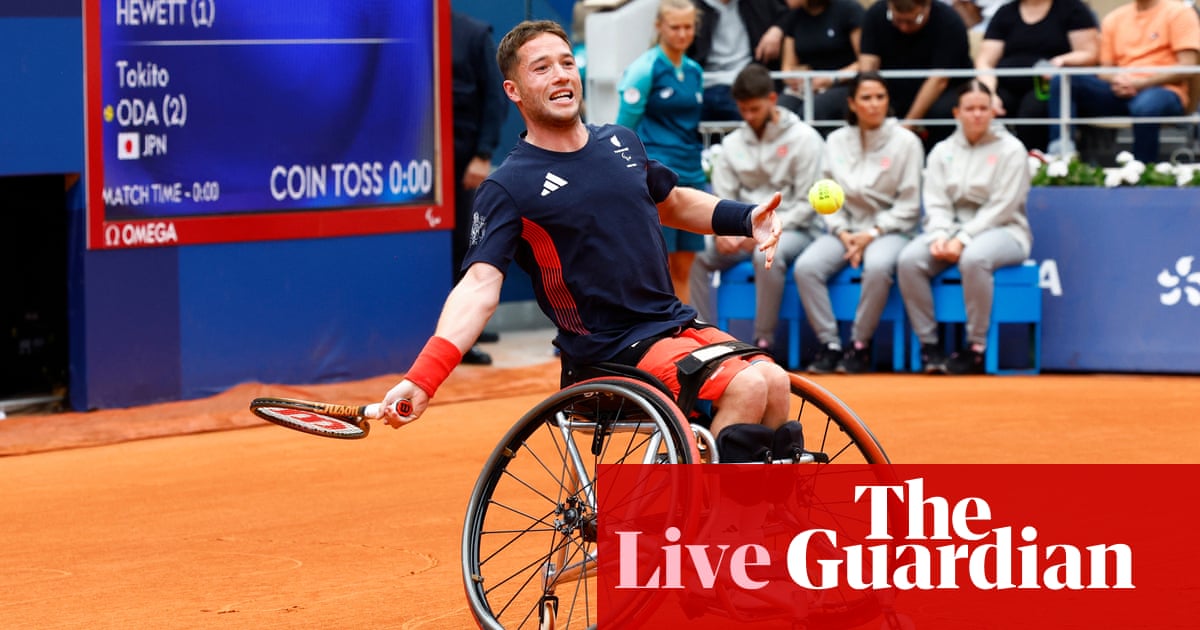 Paris 2024 Paralympics day 10: wheelchair tennis, swimming, equestrian and more – live | Paris Paralympic Games 2024