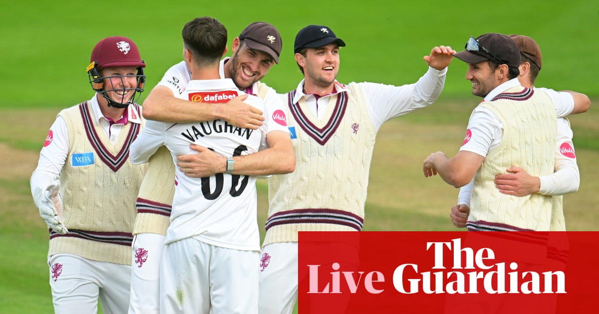 County cricket day three: Somerset v Surrey, Essex docked 12 points, and more – live | County Championship