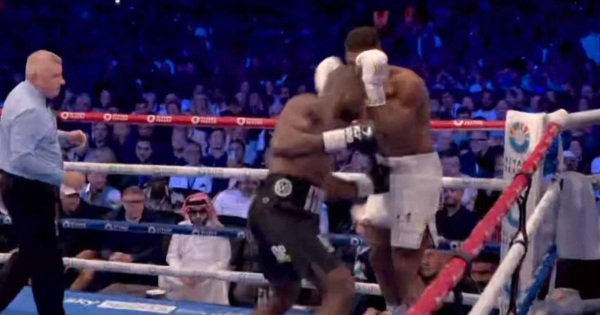 Eddie Hearn criticises Anthony Joshua for reaction to Daniel Dubois’ illegal punch