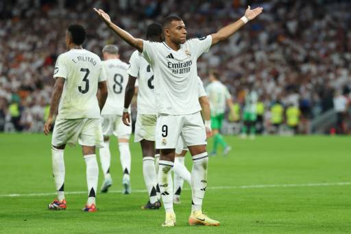 Mbappe scores first La Liga goals in Real Madrid win