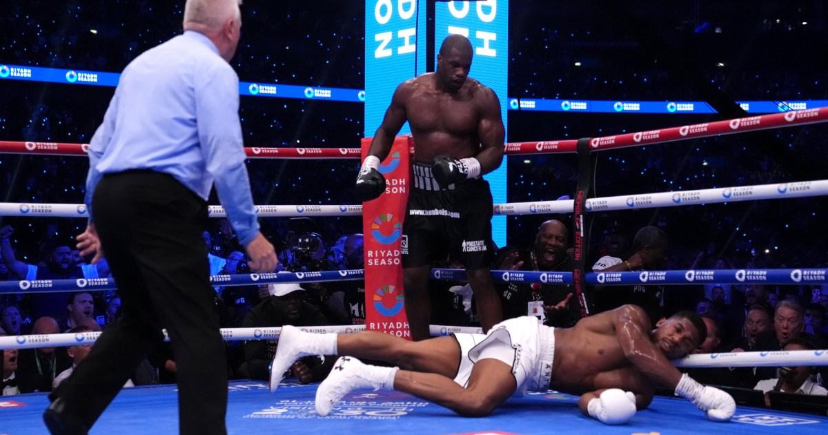 Daniel Dubois stuns Anthony Joshua with huge KO victory at Wembley