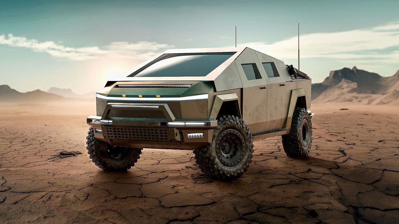 Tesla’s Cybertruck gets military makeover with tactical twist