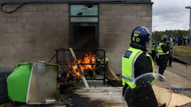 Briton sentenced to 9 years in prison for riot fire at hotel housing migrants