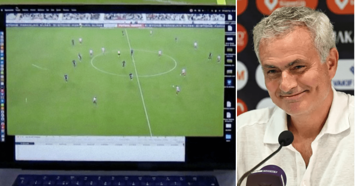 Jose Mourinho yellow carded for his craziest stunt yet with bizarre laptop protest | Football