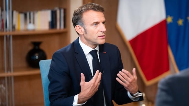 France’s Macron says leaders shouldn’t ‘abandon their values’ in the face of bad polls