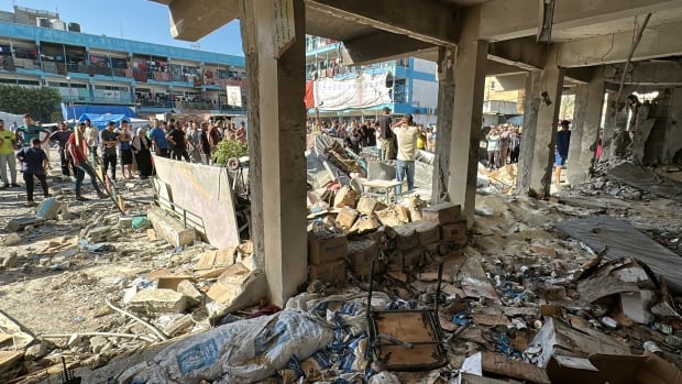 6 staffers in Gaza killed after airstrikes hit school, UN Palestinian refugee agency says