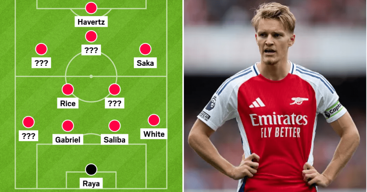 Three ways Arsenal can line-up without injured Martin Odegaard | Football