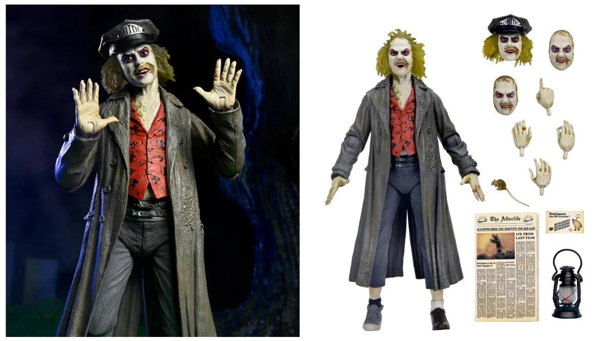 Ultimate Beetlejuice 1988 NECA Tour Guide Figure Is On Sale Now