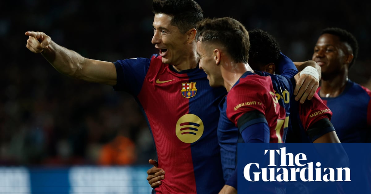 European football: Lewandowski brace inspires Barcelona rout of Sevilla | European club football