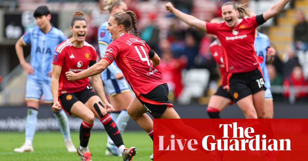 Manchester United v Tottenham: Women’s Super League – live | Women's Super League