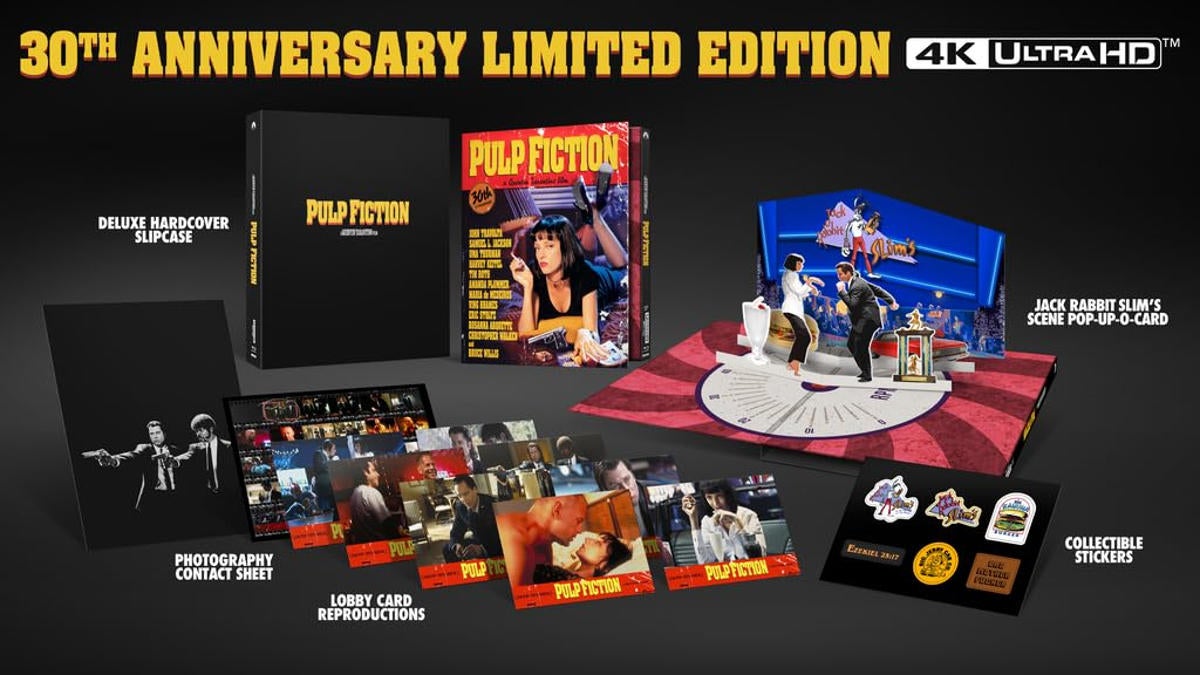 Pulp Fiction 30th Anniversary Collector’s Edition 4K Blu-ray Drops As An Exclusive