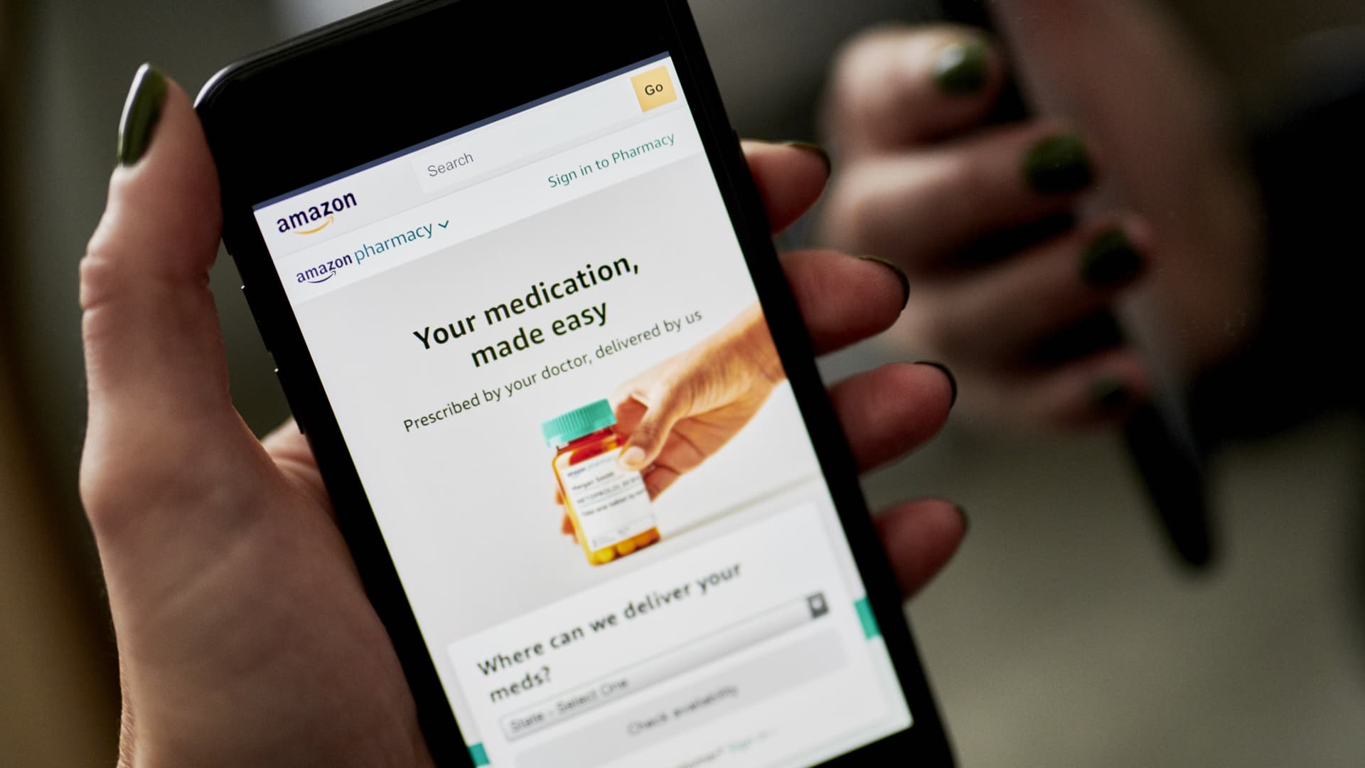 Amazon same-day prescription delivery expanding to half of U.S. in 2025