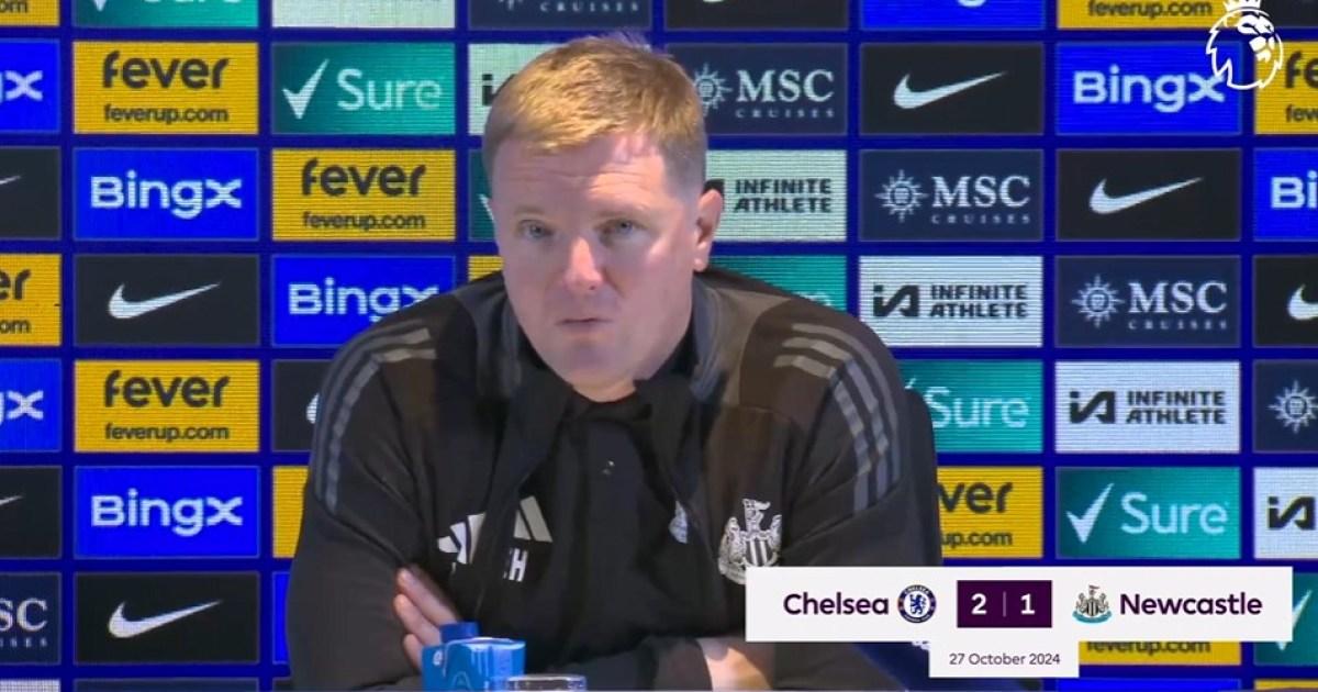 Eddie Howe admits two Chelsea players gave Newcastle 'problems' | Football