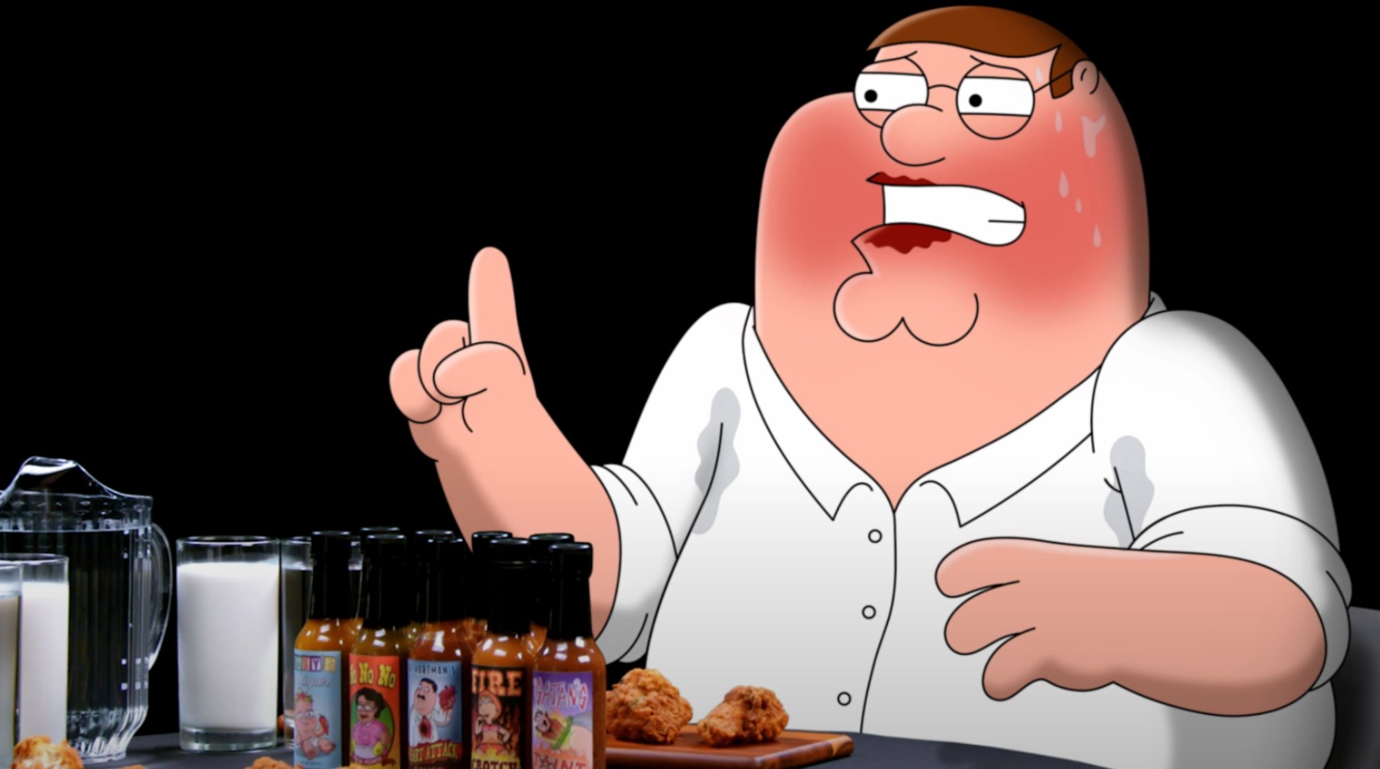 Family Guy Makes History With Peter Griffin's Hot Ones Debut: Watch