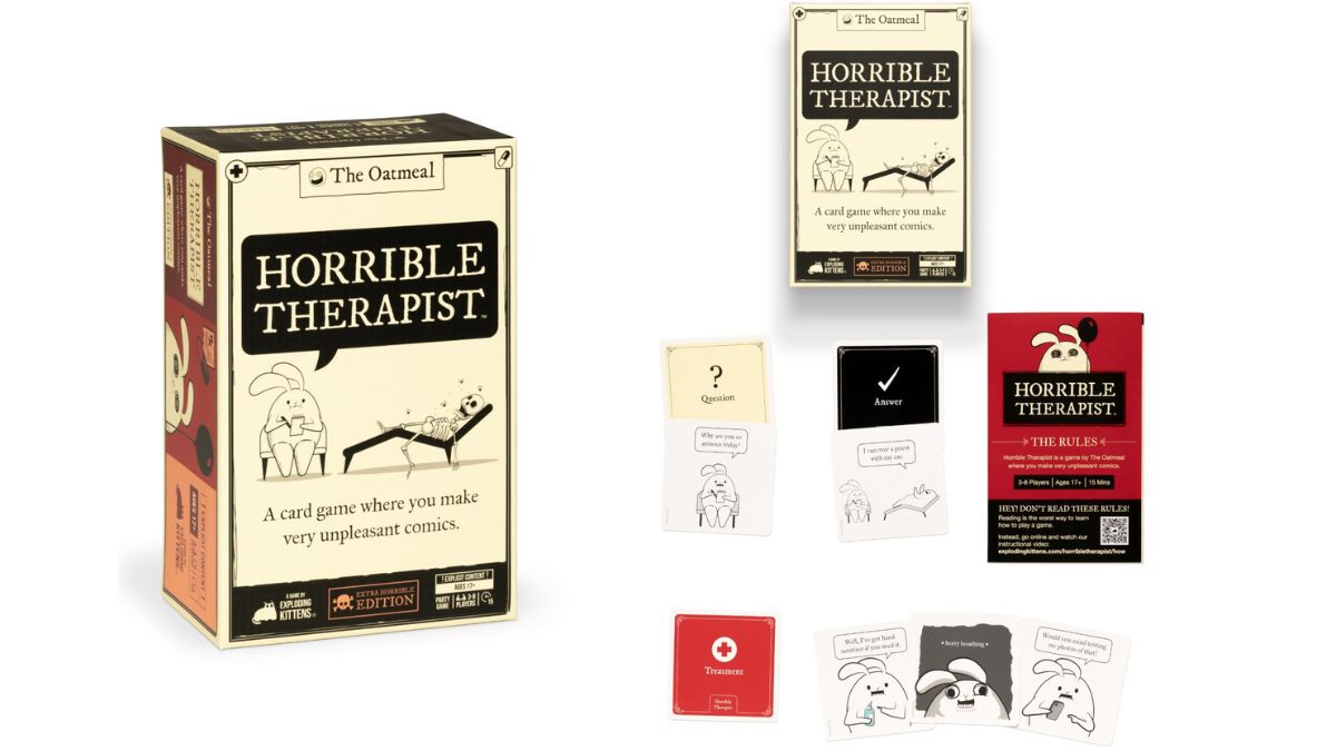 Horrible Therapists Card Game Launches from Co-Creator of Exploding Kittens