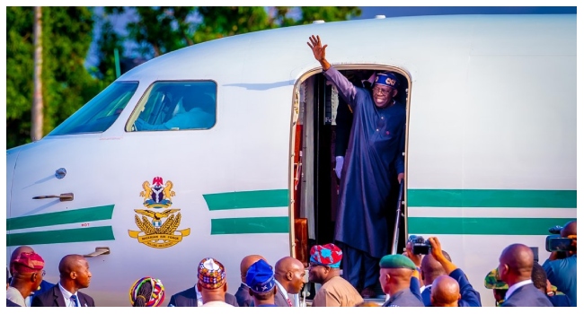 Tinubu-presidential jet