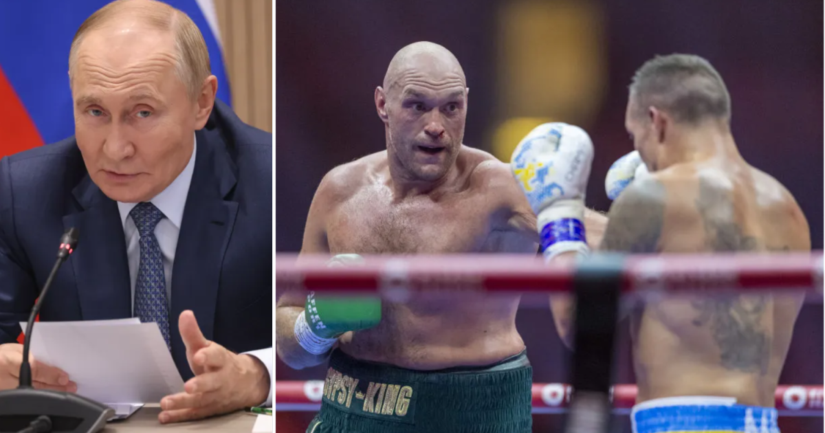 Tyson Fury likened to Vladimir Putin after outburst ahead of Usyk rematch