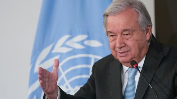 UN chief tells Israel that draft law blocking aid agency UNRWA in Gaza would be 'catastrophe'