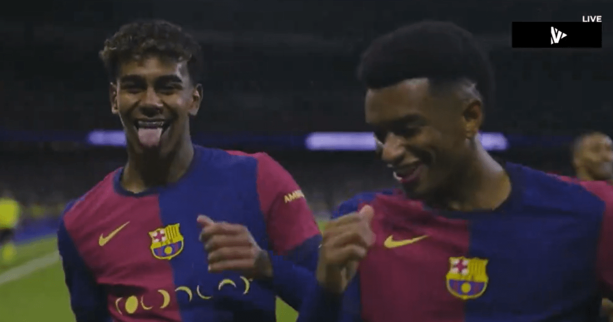 Lamine Yamal humiliates Vinicius Junior with Barcelona goal celebration in El Clasico | Football