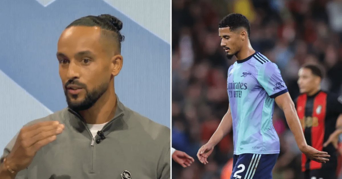 Theo Walcott fears for Arsenal star vs Liverpool after William Saliba red card | Football