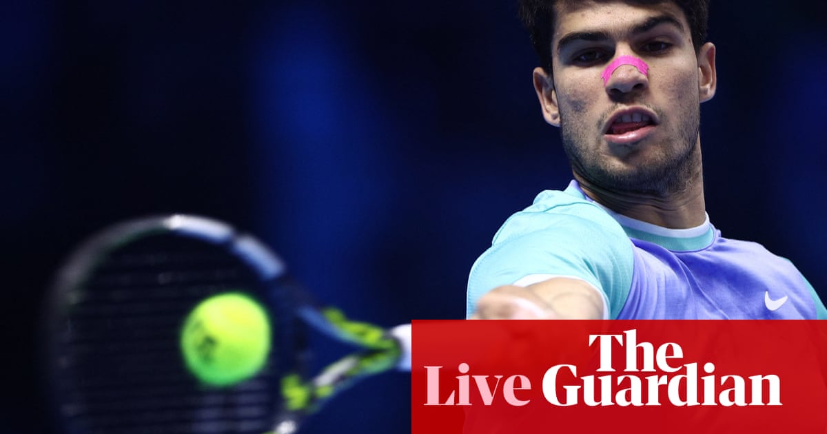 Alexander Zverev v Carlos Alcaraz: ATP Finals tennis – live | ATP Finals