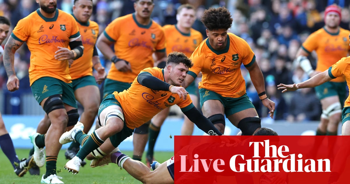 Scotland v Australia: Autumn Nations Series rugby union – live | Autumn Nations Series