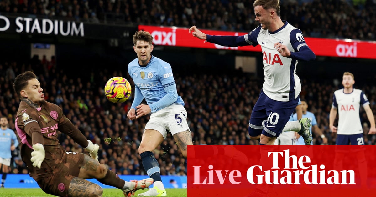 Manchester City v Tottenham: Premier League – live | Premier League