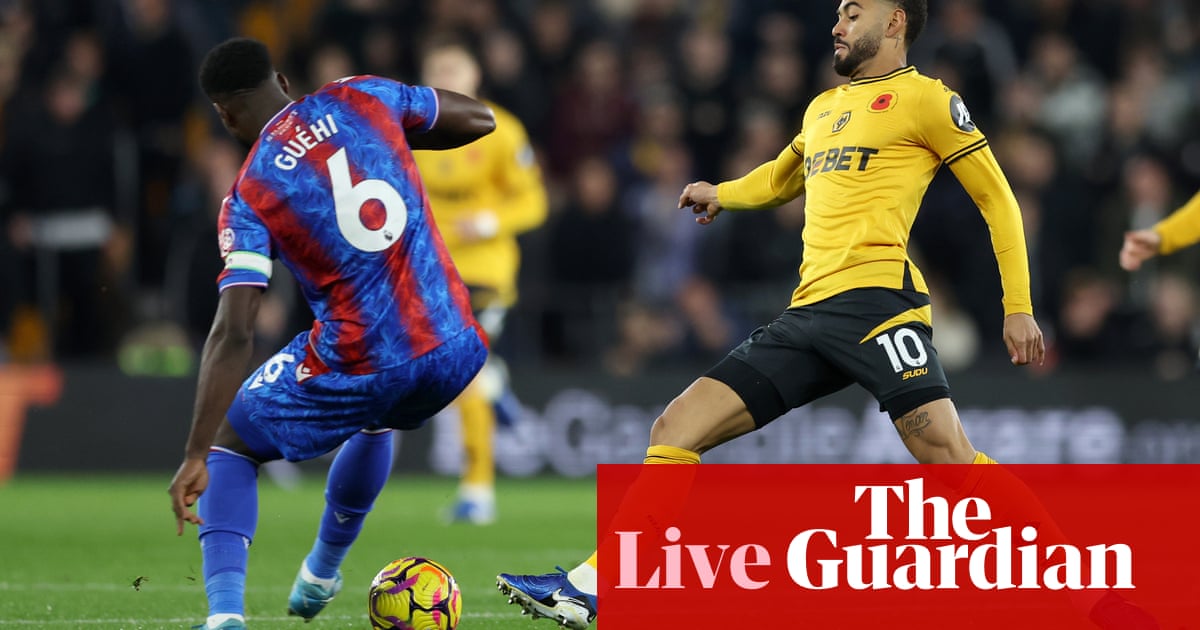 Wolves v Crystal Palace: Premier League – live | Premier League