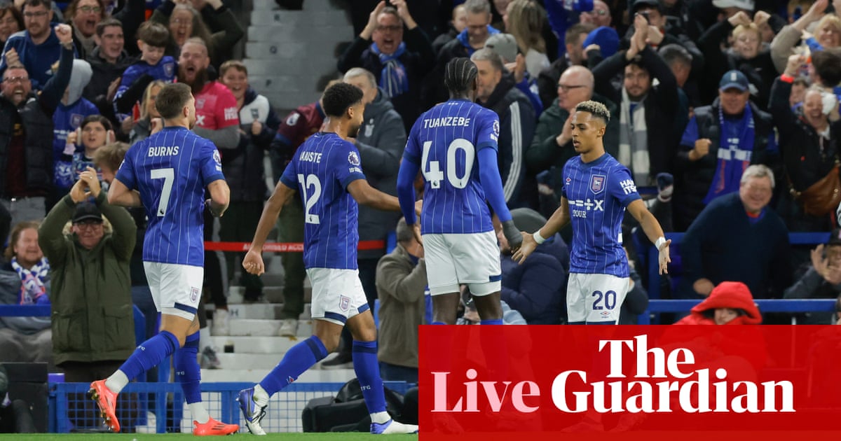 Ipswich Town 1-1 Manchester United: Premier League – as it happened | Premier League