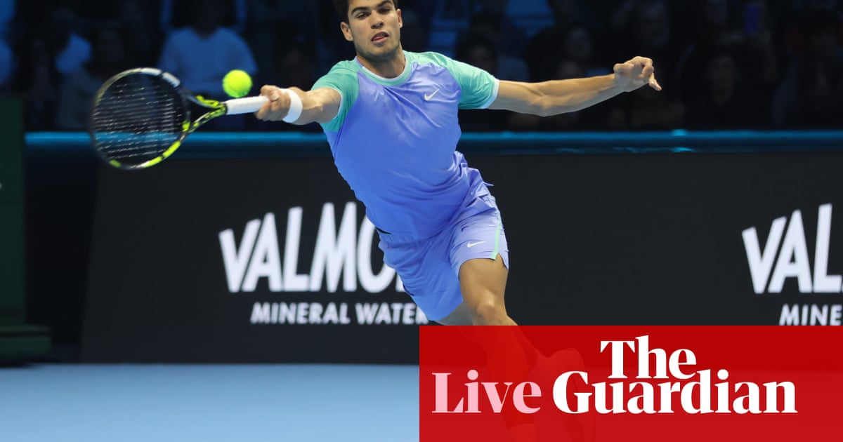 Carlos Alcaraz v Andrey Rublev: ATP Finals tennis – live | ATP Finals