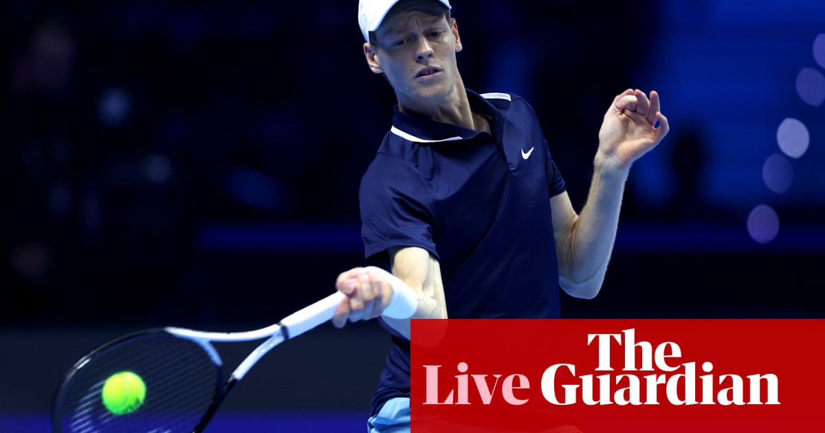 Jannik Sinner v Taylor Fritz: ATP Finals group-stage tennis – live | ATP Finals