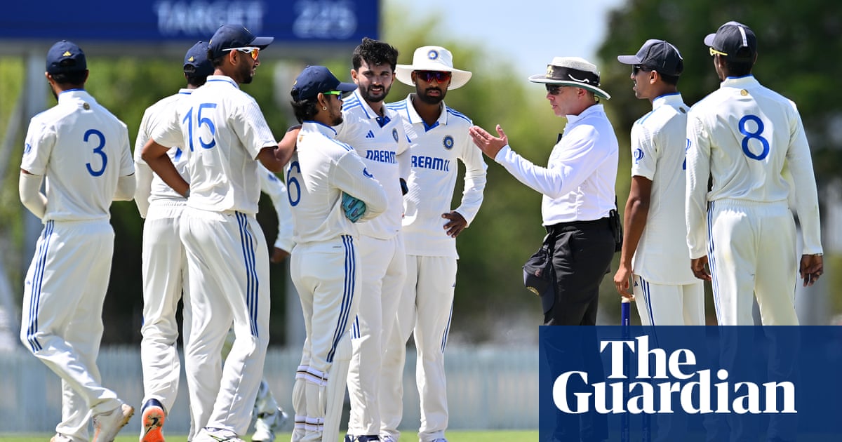 India A cleared of ball-tampering as Australia win tour game by seven wickets | India cricket team