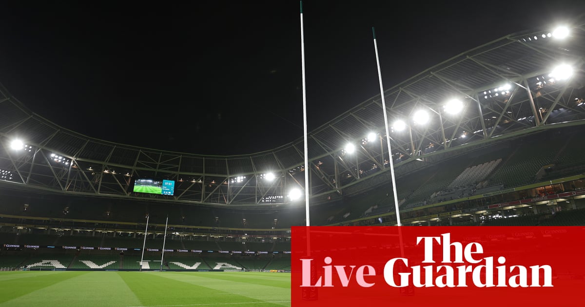 Ireland v New Zealand: Autumn Nations Series rugby union – live | Autumn Nations Series