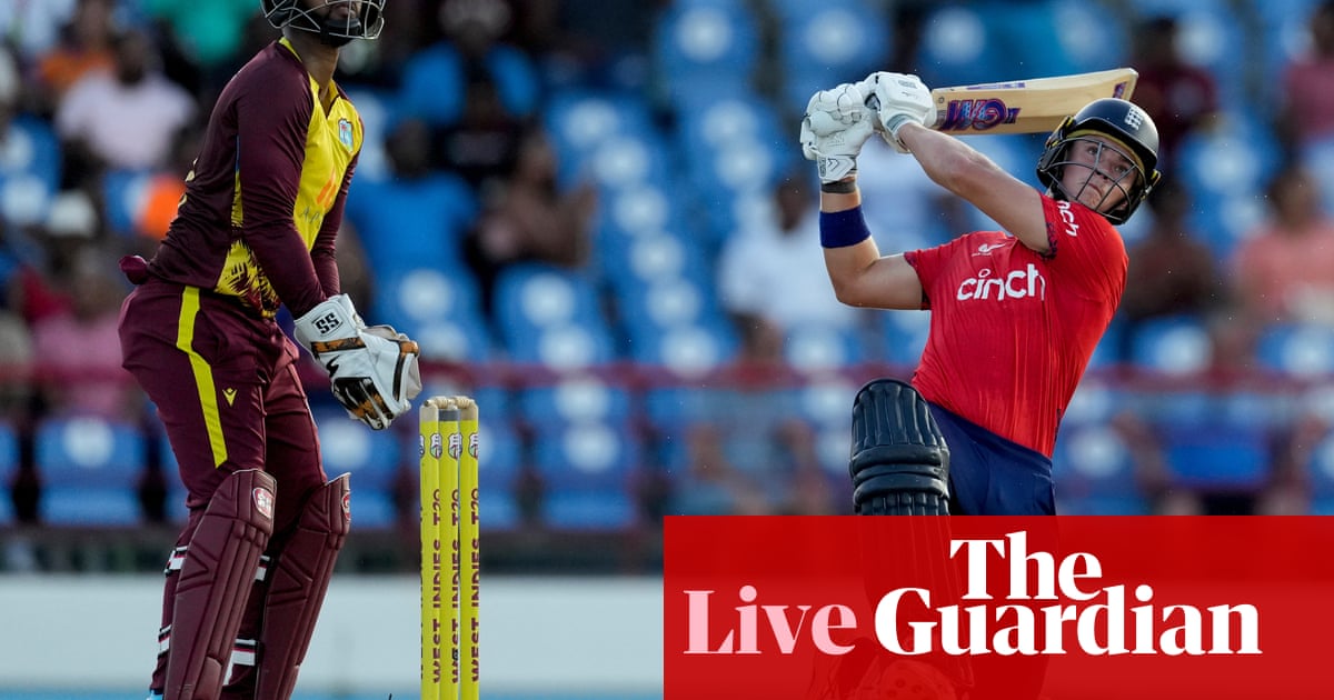 West Indies v England: fourth men’s T20 cricket international – live | West Indies cricket team