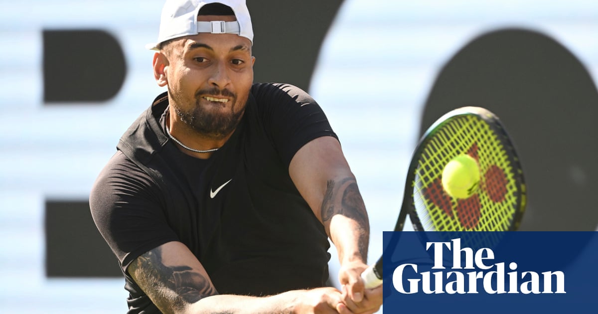 Nick Kyrgios overcomes injury woes to return to court for Australian Open tilt | Nick Kyrgios