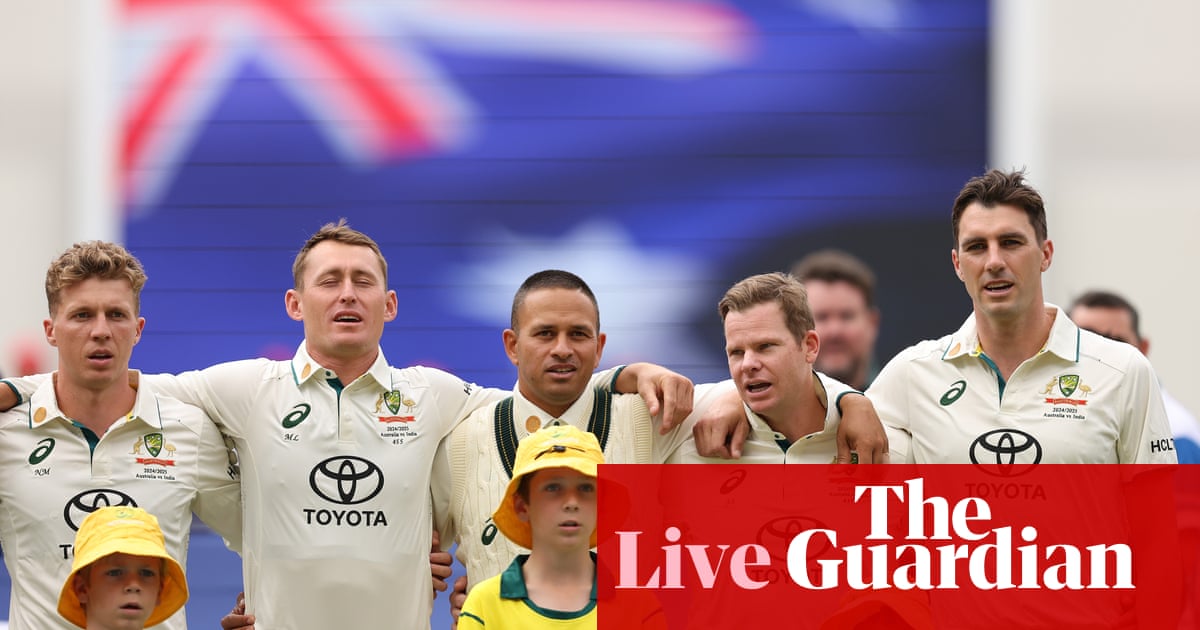 Australia v India: first men’s Test, day one – live | Australia cricket team