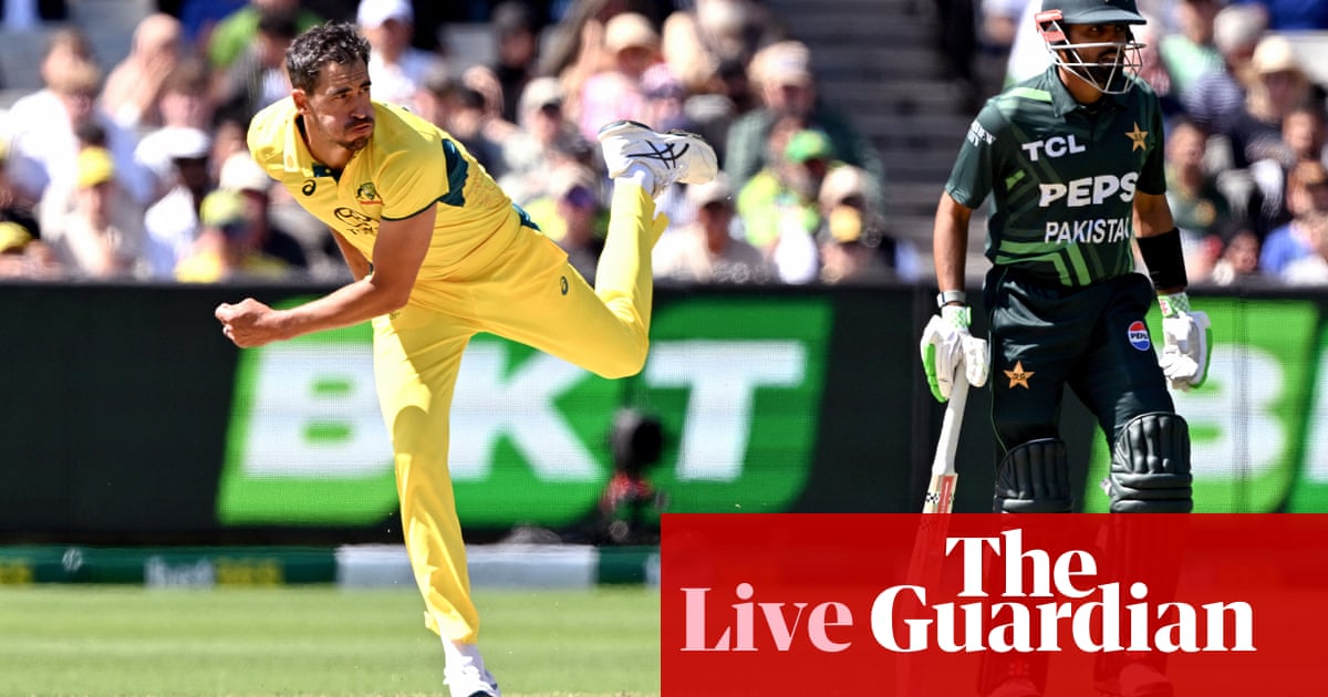 Australia v Pakistan: first men’s one-day international – live | Australia cricket team