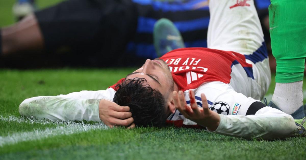 Kai Havertz update as Arsenal star leaves pitch with blood pouring from his head | Football