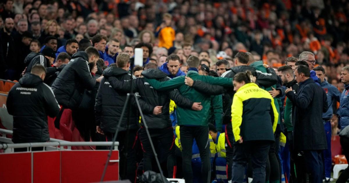 Hungary coach Adám Szalai speaks out after collapsing during Netherlands game | Football