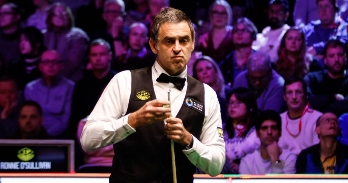 Ronnie O'Sullivan has no sympathy and tells rivals to stop complaining about tables