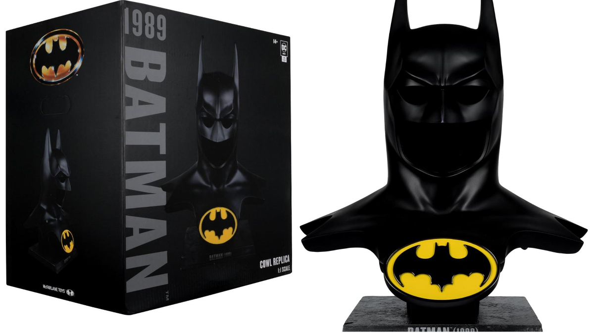 McFarlane Toys Batman '89 Full-Scale Cowl Replica Is Back In Stock