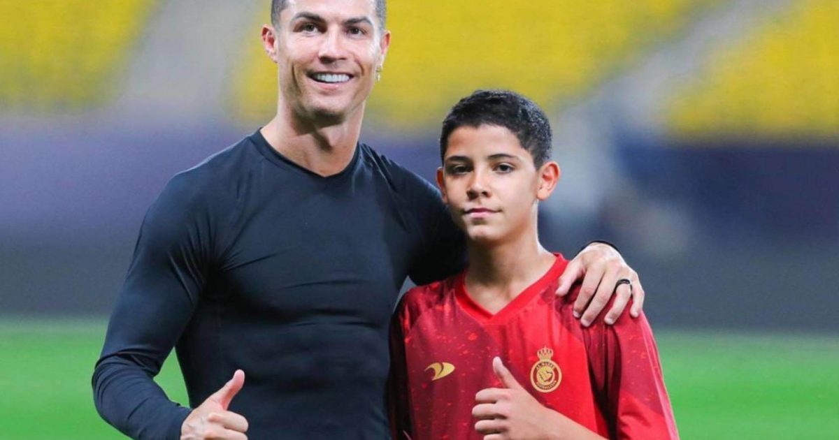 Ronaldo hints at future possibility of playing with son Cristiano Jr.