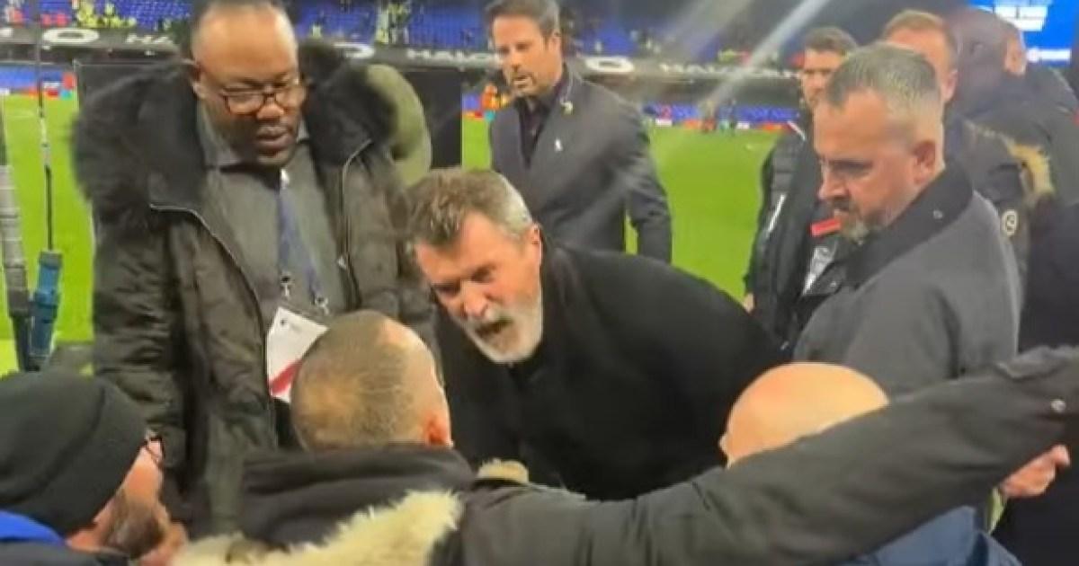 Roy Keane clashes with angry Ipswich Town fan after Man Utd draw | Football